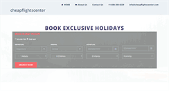 Desktop Screenshot of cheapflightscenter.com